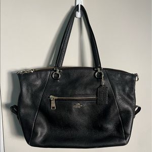 COACH Primrose Satchel Pebble Leather Shoulder Bag Purse